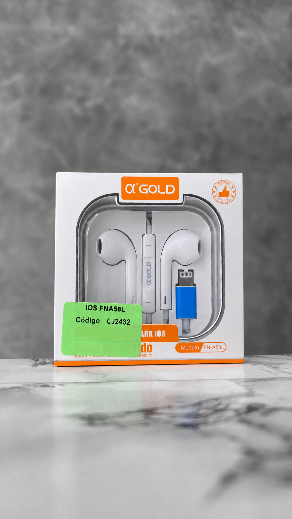 FONE DE OUVIDO IOS C/FIO FNA58L
